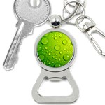 Green Water Drops Bottle Opener Key Chain