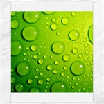 Green Water Drops Canvas 16  x 20 