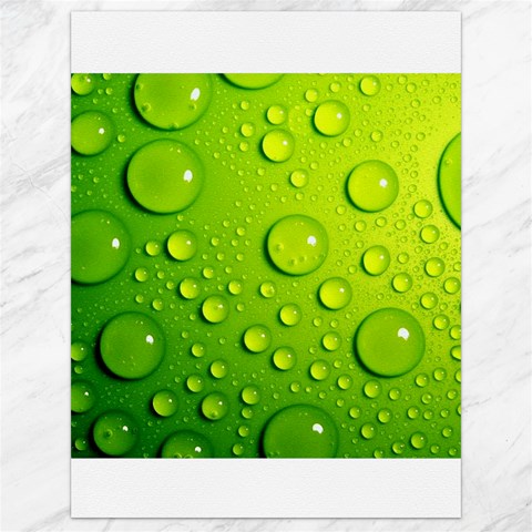 Green Water Drops Canvas 18  x 24  from ArtsNow.com 17.8 x23.08  Canvas - 1