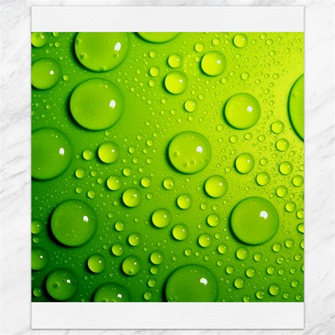 Green Water Drops Canvas 20  x 24  from ArtsNow.com 19.57 x23.15  Canvas - 1