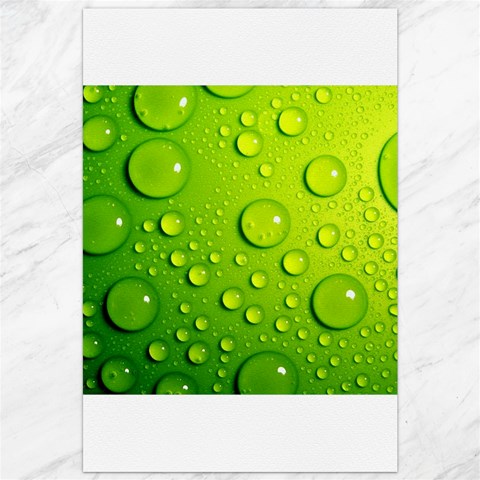Green Water Drops Canvas 20  x 30  from ArtsNow.com 19.62 x28.9  Canvas - 1