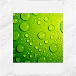 Green Water Drops Canvas 24  x 36 