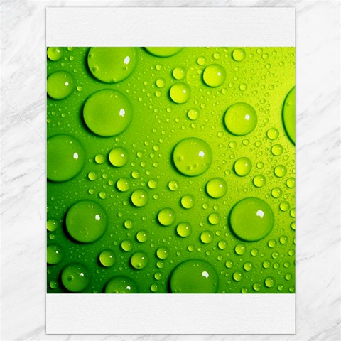 Green Water Drops Canvas 36  x 48  from ArtsNow.com 35.26 x46.15  Canvas - 1