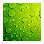 Green Water Drops Medium Glasses Cloth (2 Sides)
