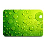 Green Water Drops Plate Mat