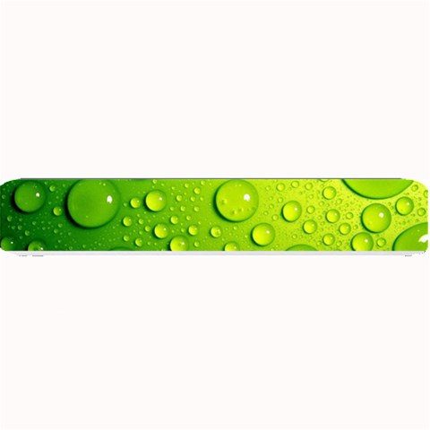 Green Water Drops Small Bar Mat from ArtsNow.com 24 x4  Bar Mat