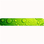 Green Water Drops Small Bar Mat