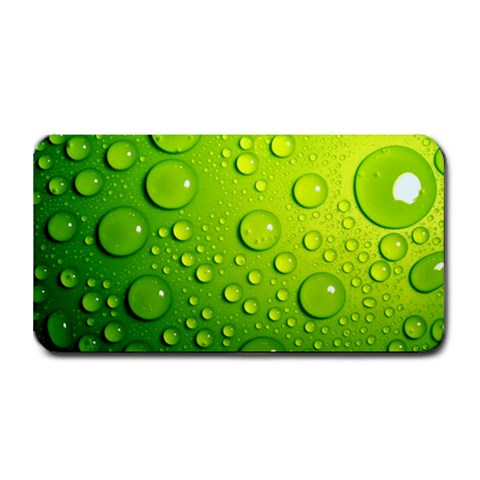 Green Water Drops Medium Bar Mat from ArtsNow.com 16 x8.5  Bar Mat