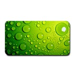 Green Water Drops Medium Bar Mat