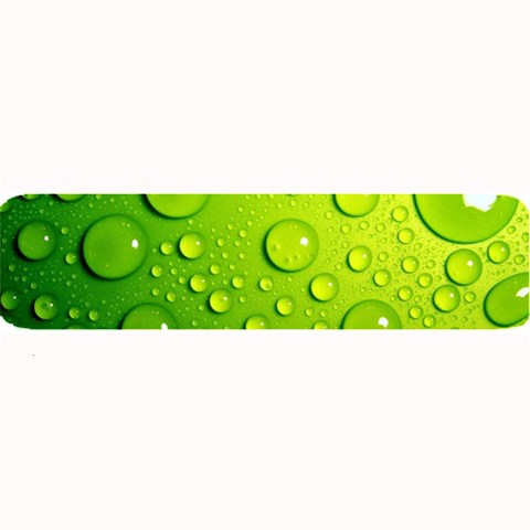 Green Water Drops Large Bar Mat from ArtsNow.com 32 x8.5  Bar Mat