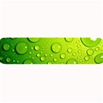 Green Water Drops Large Bar Mat