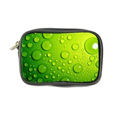 Green Water Drops Coin Purse from ArtsNow.com Front