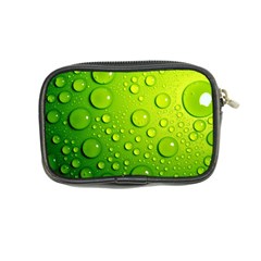 Green Water Drops Coin Purse from ArtsNow.com Back