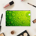 Green Water Drops Cosmetic Bag (Medium)