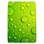 Green Water Drops Removable Flap Cover (S)