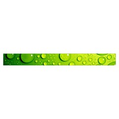 Green Water Drops Zipper Large Tote Bag from ArtsNow.com Strap