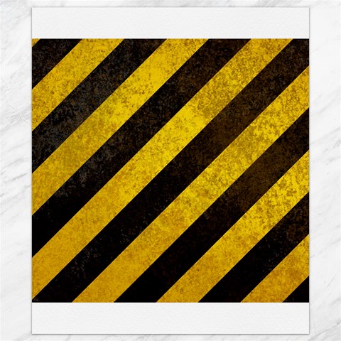 Black And Yellow Caution Canvas 8  x 10  from ArtsNow.com 8.15 x9.66  Canvas - 1