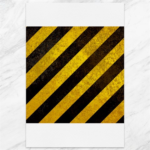 Black And Yellow Caution Canvas 12  x 18  from ArtsNow.com 11.88 x17.36  Canvas - 1