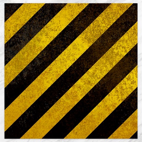Black And Yellow Caution Canvas 20  x 20  from ArtsNow.com 19 x19.27  Canvas - 1