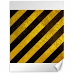 Black And Yellow Caution Canvas 36  x 48 