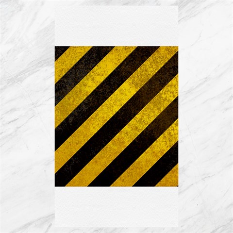 Black And Yellow Caution Canvas 40  x 72  from ArtsNow.com 39.28 x69.23  Canvas - 1