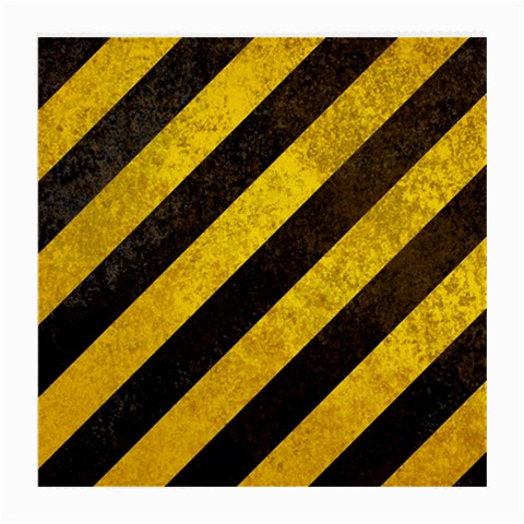 Black And Yellow Caution Medium Glasses Cloth from ArtsNow.com Front