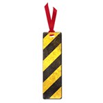 Black And Yellow Caution Small Book Mark