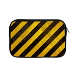 Black And Yellow Caution Apple iPad Mini Zipper Case