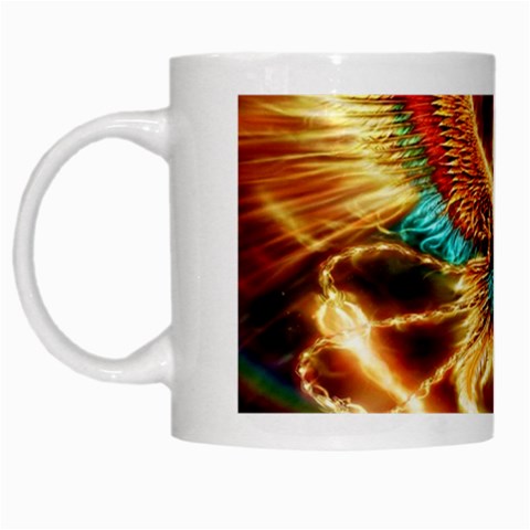 Fire Eagle Art White Mug from ArtsNow.com Left