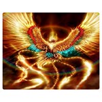 Fire Eagle Art Double Sided Flano Blanket (Medium)