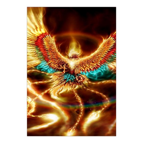 Fire Eagle Art Large Tapestry from ArtsNow.com Front