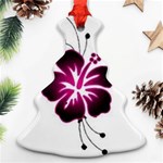Pink Hawaiian Flower Ornament (Christmas Tree) 