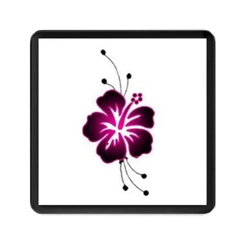 Pink Hawaiian Flower Memory Card Reader (Square) from ArtsNow.com Front