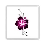 Pink Hawaiian Flower Memory Card Reader (Square)
