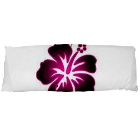 Pink Hawaiian Flower Body Pillow Case Dakimakura (Two Sides) from ArtsNow.com Front