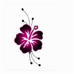 Pink Hawaiian Flower Small Garden Flag (Two Sides)
