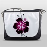 Pink Hawaiian Flower Messenger Bag