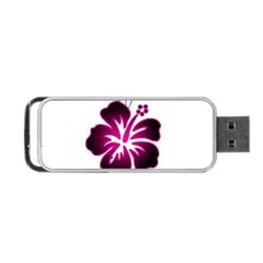 Pink Hawaiian Flower Portable USB Flash (Two Sides) from ArtsNow.com Front