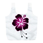 Pink Hawaiian Flower Full Print Recycle Bag (L)