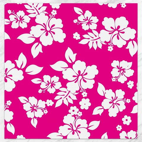 Pink Hawaiian Flowers Canvas 12  x 12  from ArtsNow.com 11.4 x11.56  Canvas - 1