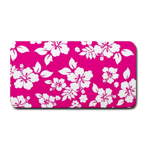 Pink Hawaiian Flowers Medium Bar Mat from ArtsNow.com 16 x8.5  Bar Mat