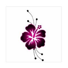 Pink Hawaiian Flower Duvet Cover Double Side (Full/ Double Size) from ArtsNow.com Back