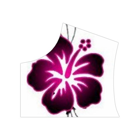 Pink Hawaiian Flower Women s Button Up Vest from ArtsNow.com Top Left