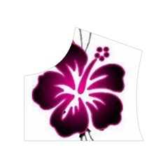 Pink Hawaiian Flower Women s Button Up Vest from ArtsNow.com Top Left
