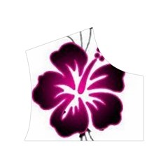 Pink Hawaiian Flower Women s Button Up Vest from ArtsNow.com Top Right