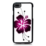 Pink Hawaiian Flower iPhone 8 Seamless Case (Black)