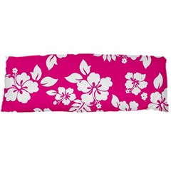 Pink Hawaiian Flowers Body Pillow Case Dakimakura (Two Sides) from ArtsNow.com Back