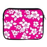 Pink Hawaiian Flowers Apple iPad Zipper Case