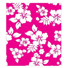 Pink Hawaiian Flowers Duvet Cover Double Side (King Size) from ArtsNow.com Back