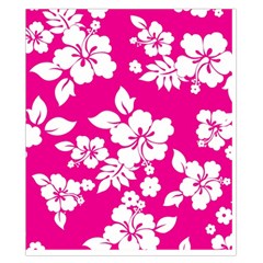 Pink Hawaiian Flowers Duvet Cover Double Side (California King Size) from ArtsNow.com Front